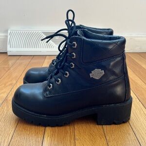 Harley-Davidson Women's Black Moto Boots